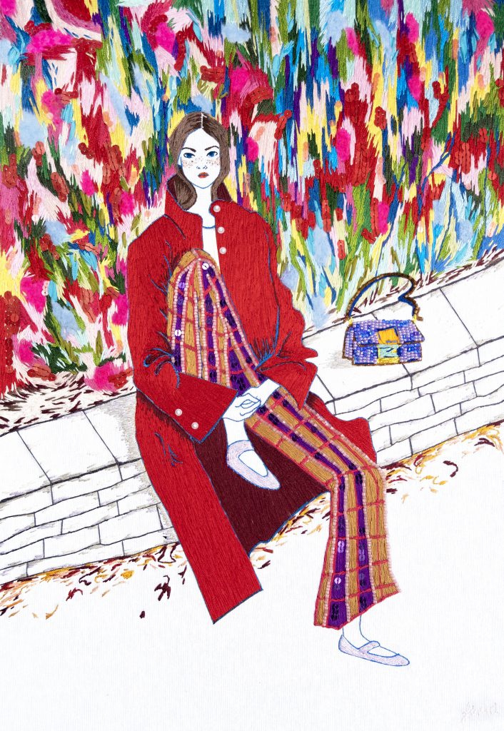 Embroidery artwork